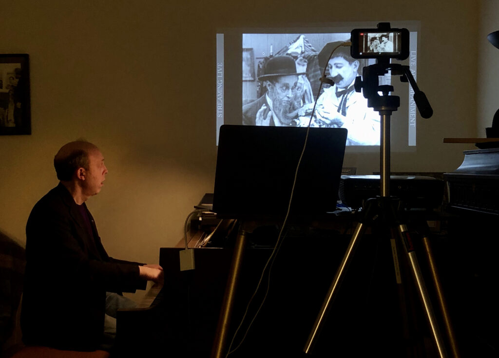 Ben Model silent film live-stream
